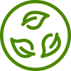 Bezpieczeństwo dla środowiska – składniki ulegają biodegradacji - ikona