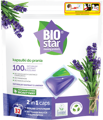 BIOstar cleaning products kapsułki do prania 2 in 1 caps